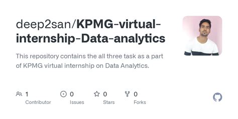  12-week full-time immersive Data Science course developing skills to create, collaborate, and present data science projects. . Kpmg data analytics virtual internship github